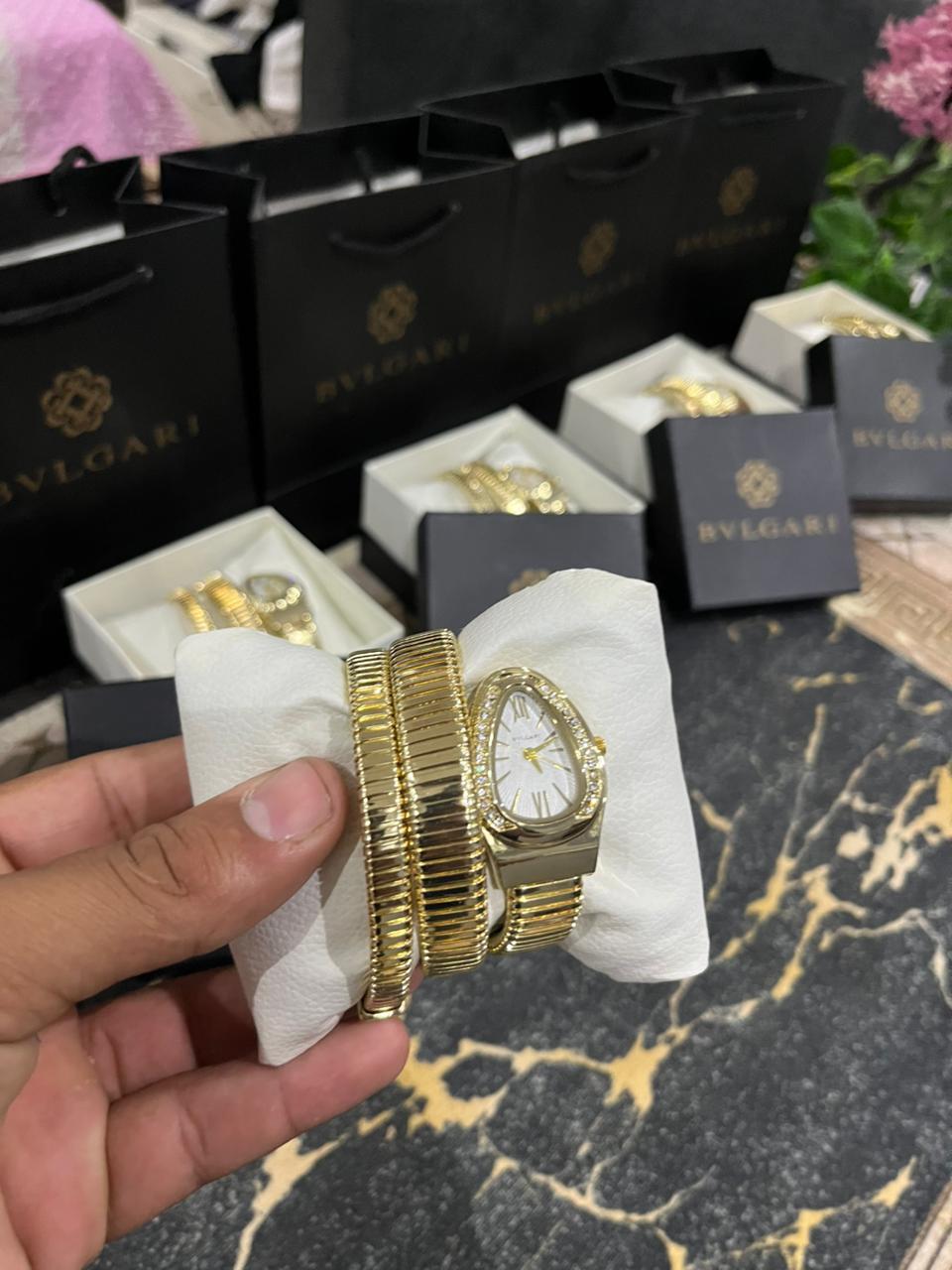 Bvlgari Watch – Bold Geometric Design with Roman Luxury Soul