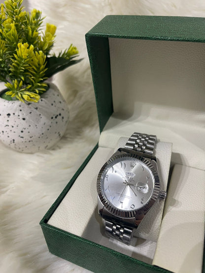 Rolex Day-Date 40 Arabic Numerals – Platinum Luxury Edition